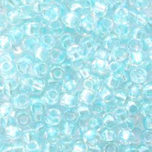 Rocailles Miyuki 8/0 Fancy lined soft aqua blue 8 - 3638