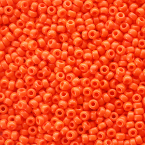 Rocailles Miyuki 11/0 Opaque orange 11-406