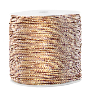 Coda di topo 0,5 mm metallizzata talpa ivorio crema