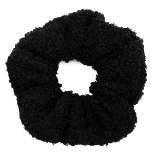 Elastici per capelli soffici nero
