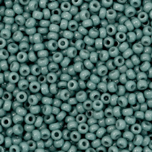 Rocailles Miyuki 11/0 Duracoat opaque eucalyptus green 11-4481