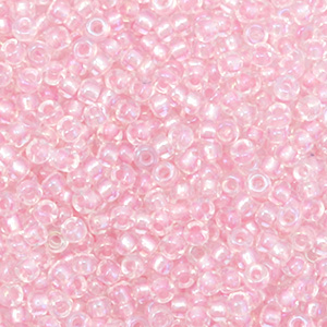 Rocailles Miyuki 11/0 Fancy lined soft pink 11-3639