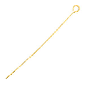 Componenti in acciaio inossidabile chiodino a occhiello 50mm oro