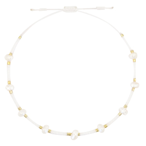 Cavigliere alla moda Miyuki con perle bianco