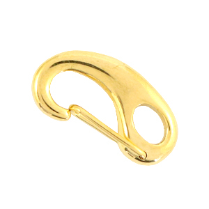 Componenti in acciaio inossidabile chiusura moschettone 16 mm oro