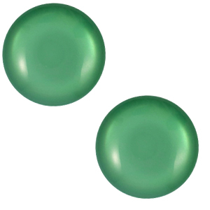 Cabochon Polaris Elements 12 mm classico Lucido verde Alhambra