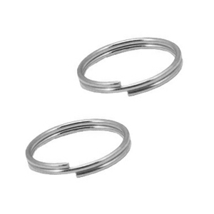 Componenti in acciaio inossidabile anellino bris&egrave; 10mm argento