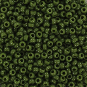 Rocailles Miyuki 11/0 Opaque avocado green 11-501