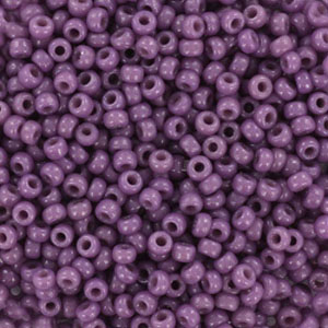 Rocailles Miyuki 11/0 Duracoat opaque dark orchid purple  11-4489