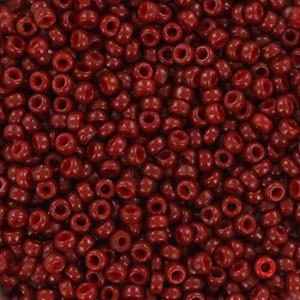 Rocailles Miyuki 11/0 Duracoat opaque maroon red 11-4470