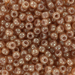 Rocailles Miyuki 8/0 Ceylon translucent peony rose 8-2371