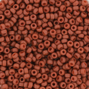 Rocailles Miyuki 11/0 Opaque matte burnt sienna red 11-2315