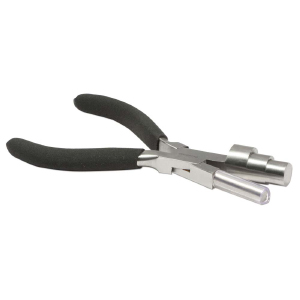 Beadsmith pinza per creare anellini nero-argento