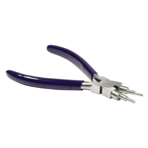 Beadsmith pinza per creare anellini blu-argento