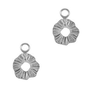 Ciondoli in acciaio inossidabile 8mm argento