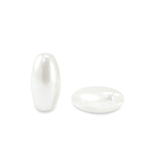 Imitazione di perle d'acqua dolce chicco di riso bianco