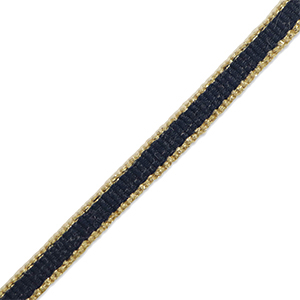 Nastro blu scuro-oro