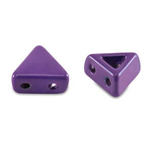 Perline Tile triangolo viola uva