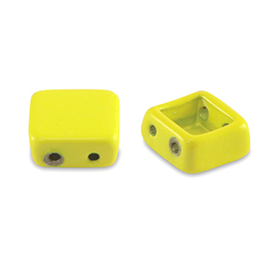 Perline Tile quadrato giallo