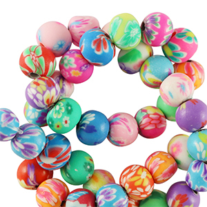 Perline di polimero 6mm multicolore