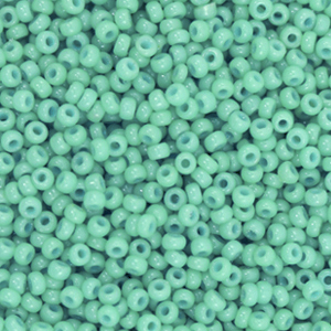Rocailles Miyuki 11/0 Duracoat opaque sea opal green 11-4475