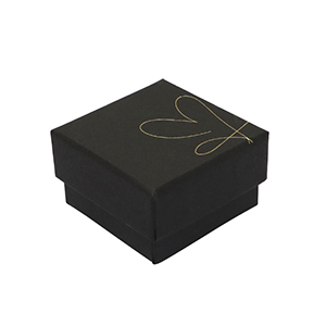 Confezione regalo cuore nero