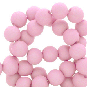 Perline in acrilico 4 mm lilla