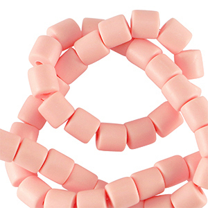 Perline di polimero 6mm rosa pesca