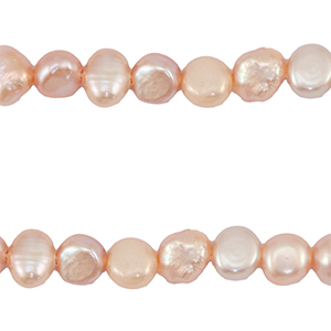 BQ Perle di acqua dolce pepita 5-6mm rosa pastello