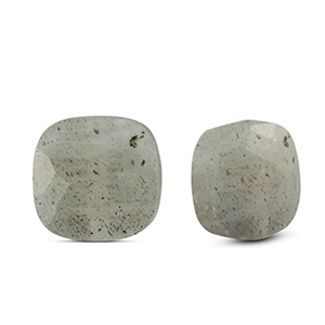 Perline di pietra naturale Vetro quadrate Light gray