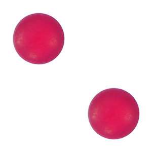 Cabochon Polaris 4mm soft SS16 "Pietra di nascita" shiny Ottobre rosso rubino