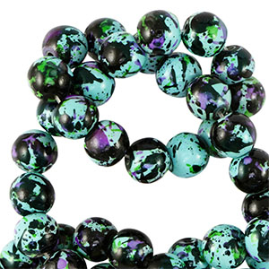 Perline di ceramica 8mm multicolor