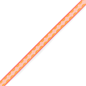 Nastro con testo diamante arancia-rosa chiaro