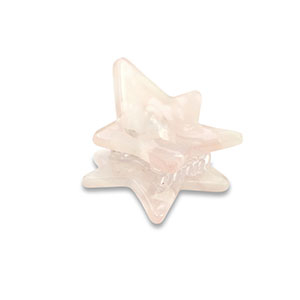 Accessori fermaglio per capelli stella rosa chiaro
