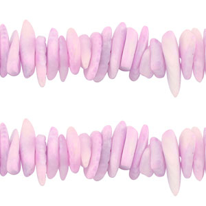 Perline di conchiglia chips lilla