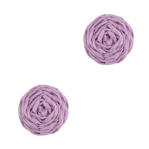 Pendenti in rafia 12mm lilla