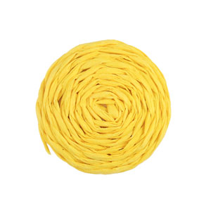 Pendenti in rafia 25mm giallo