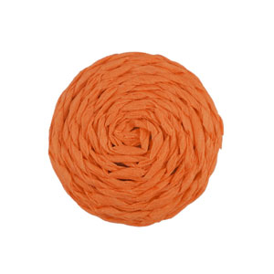 Pendenti in rafia 25mm arancione