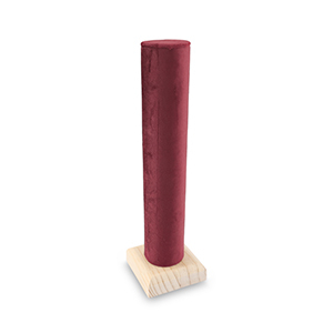 Espositore per bigiotteria per bracciali natural-bordeaux