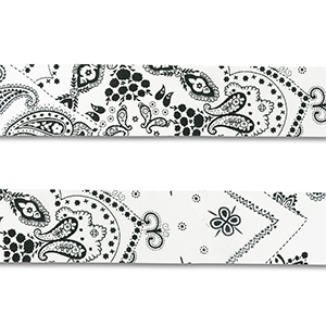 Bandana bianco-nero