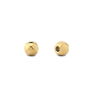 Perline in acciaio inossidabile 4mm oro