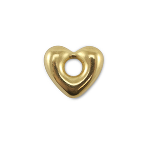 Componenti in acciaio inossidabile cuore oro