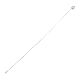 Componenti di metallo DQ chiodini a pallina 50mm argento chiaro (privo di nichel)