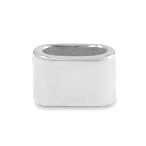 Passanti di metallo DQ &Oslash;10mm argento antico (privo di nichel)