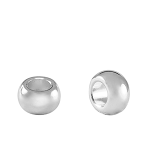 Perline di metallo DQ rondella 7mm argento antico (privo di nichel)