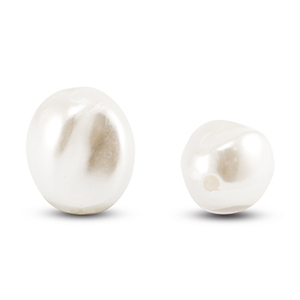 Imitazione di perle d'acqua dolce bianco