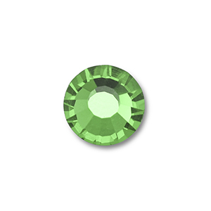 Preciosa SS34 a fondo piatto peridot