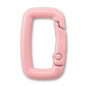 Componenti colorati bris&eacute; portachiavi rettangolo rosa chiaro