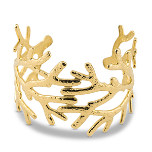 Bracciali in acciaio inossidabile bangle corallo oro