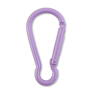 Componenti colorati anello bris&eacute; portachiavi viola